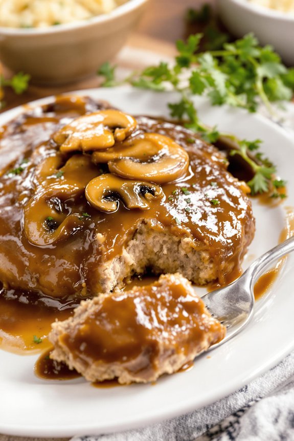 juicy salisbury steak preparation