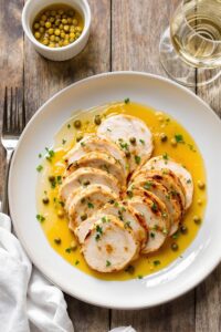 lemon caper turkey dish