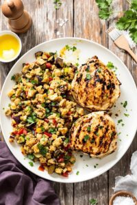 mediterranean stuffed game hens