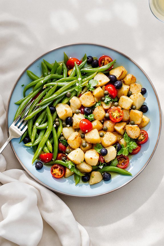 mediterranean vegan nicoise salad