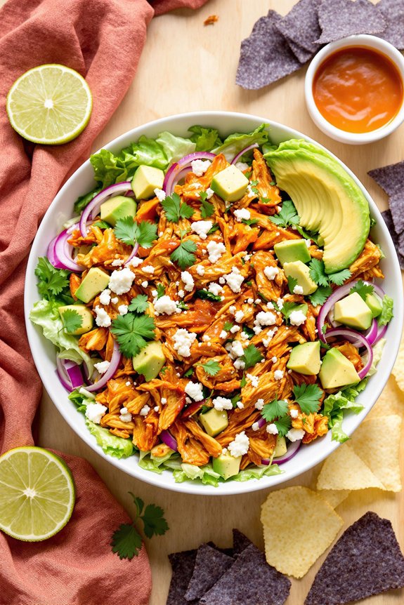 mexican tinga chicken salad