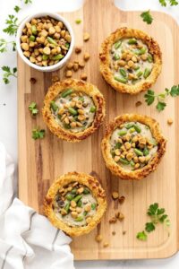 mini bean burger bowls