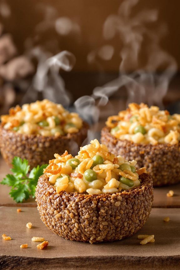 mini bean burger bowls