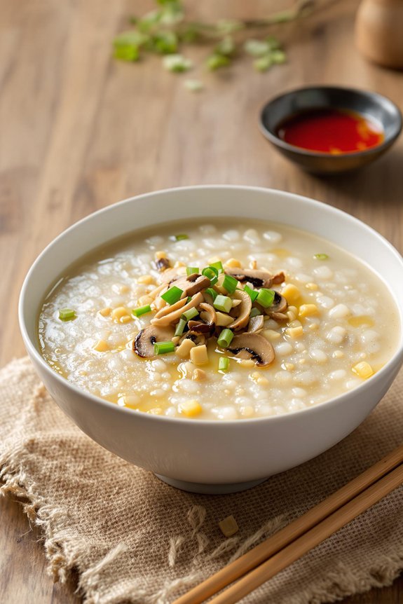 mushroom congee preparation guide