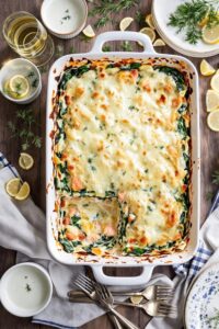 nordic creamy salmon lasagna