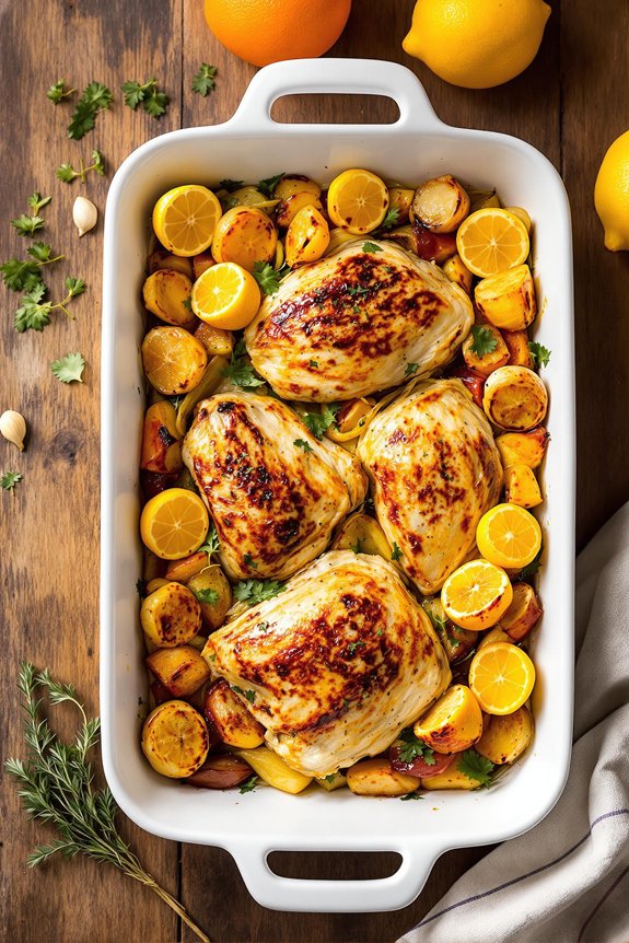 one pan roasted citrus chicken