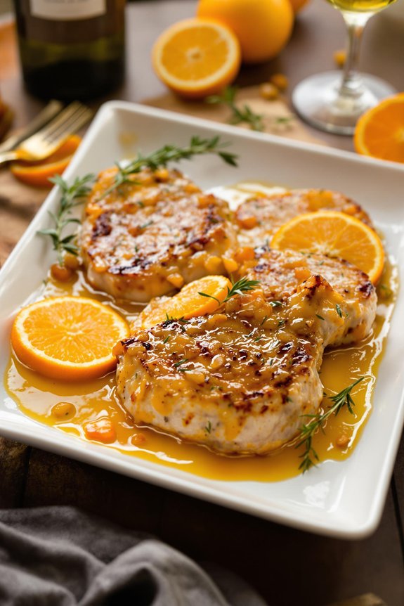 orange kissed pork chops recipe