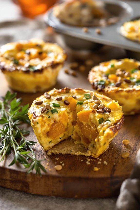 pumpkin chive frittata recipe