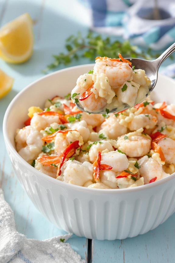 refreshing coastal crab salad