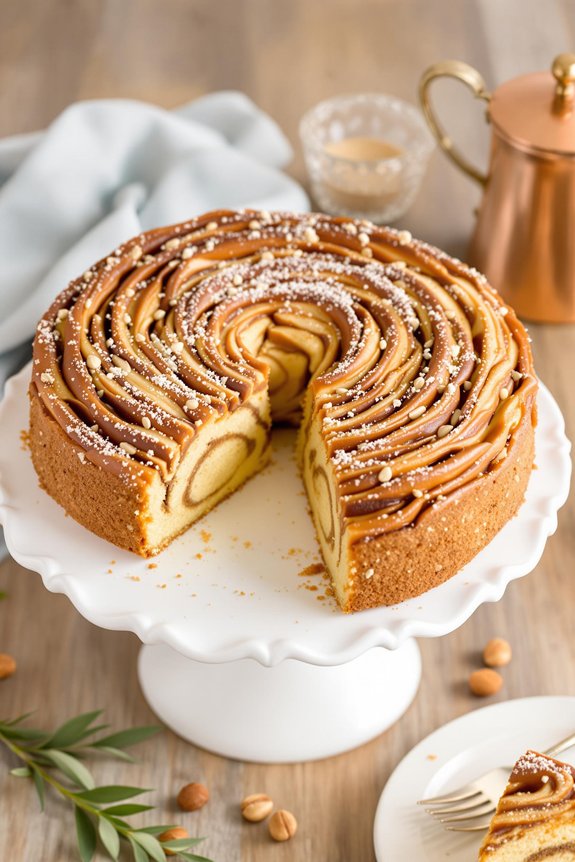 rich buttery boston coffee cake