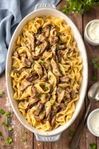 rustic beef stroganoff recipe