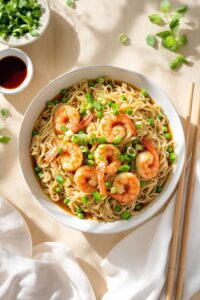 shrimp and noodle dish