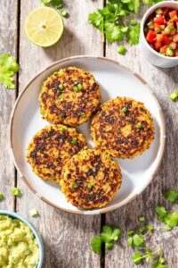 simple black bean cake