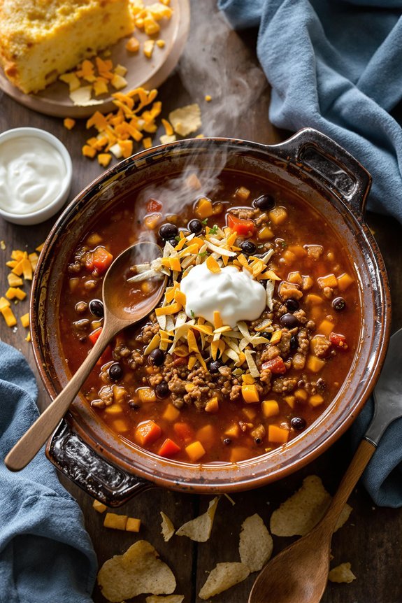 simple flavorful taco soup