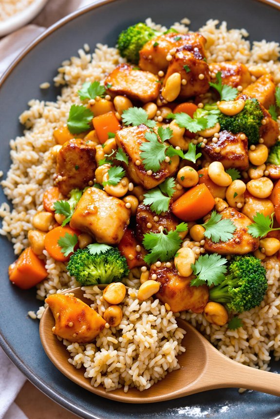 smoky chipotle cashew chicken