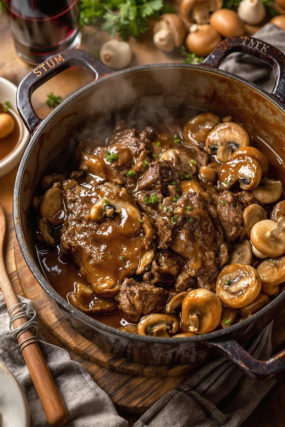 soul warming mushroom pot roast