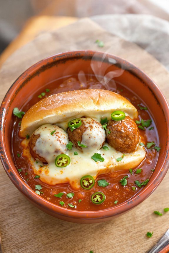 spicy meatball torta preparation