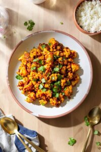 spicy nepali cauliflower dish