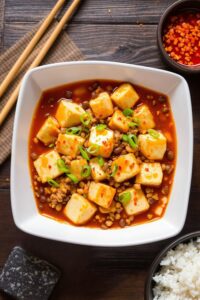 spicy tofu with black beans