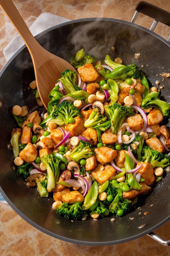 stir fry vibrant vegetables quickly