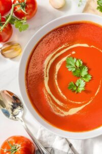tomato cilantro soup recipe