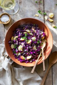 warm cabbage salad recipe